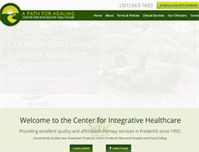 Tablet Screenshot of pathforhealing.com